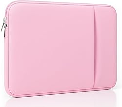 Laptop Sleeve for MacBook Neo/Air/Pro 13 inch (A18 Pro Chip, 2026) A3404 with 2 Pockets Tablet Sleeve (Pink)