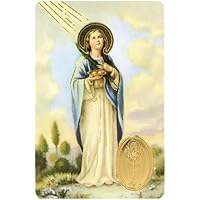 Estampa Santa Lucia con Medalla, Religion/Religious Card