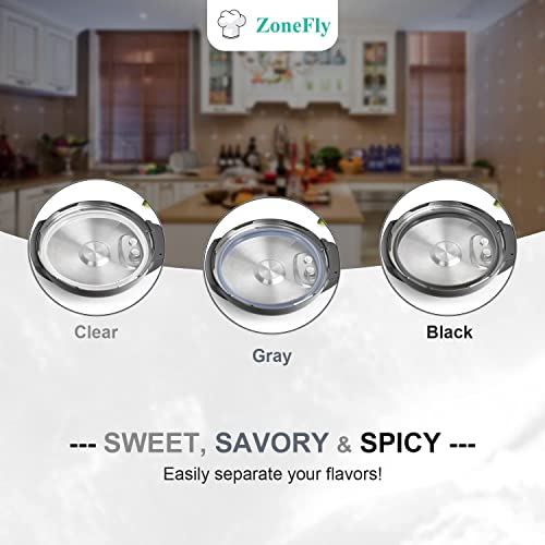 Original Sealing Ring Compatible with Ninja Foodi 6.5 Quart and 8 Quart Pressure Cooker Silicone Replacement Gasket for Ninja Foodi Air Fryer - 2 Packs