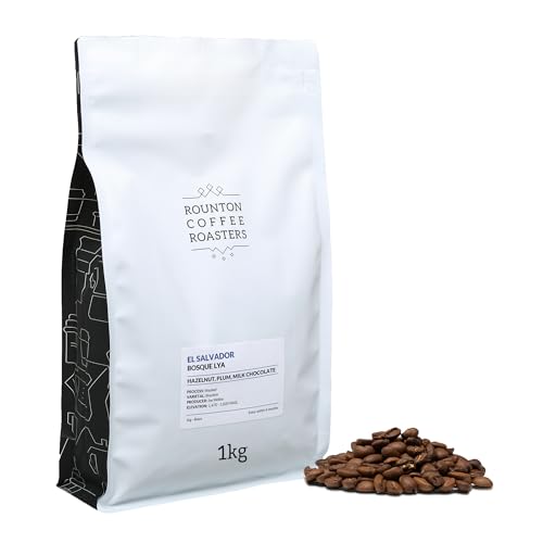 Rounton Coffee Roasters | 1kg El Salvador Bosque Lya | Great Taste Award Winning Coffee 2020 | Smooth Medium Roasted Coffee Beans | 100% Arabica Espresso Coffee Beans