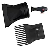 PQUELM 2 Pezzi Diffusore universale capelli, Beccuccio phon universale, Diffusore phon uni...