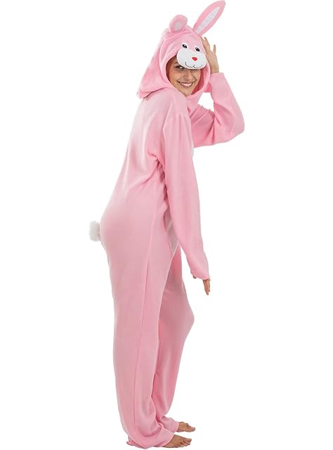 Foto 2 de 6 de Funidelia - Disfraz de conejo rosa para hombre y mujer Animales