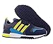 adidas ZX 700 High-Definition Mens Shoes Size 10.5, Color: Collegiate Navy/Acid Yellow/Sonic Aqua