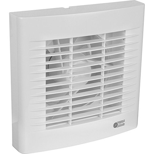 Airvent White Kitchen Extractor Fan with Pullcord 6" 150mm - Wall or Window