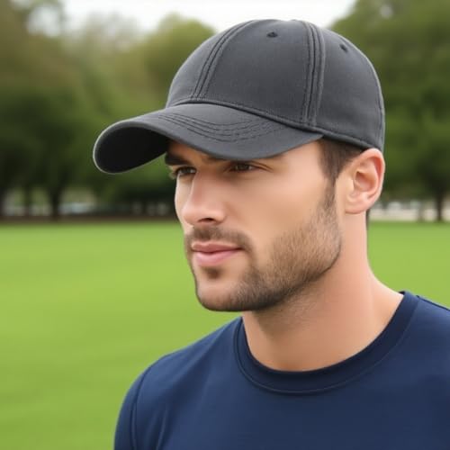 Image of 6Pack Unisex Vintage Washed Cotton Baseball Cap Soft Unconstructed Plain Blank Adjustable Size Dad Hat
