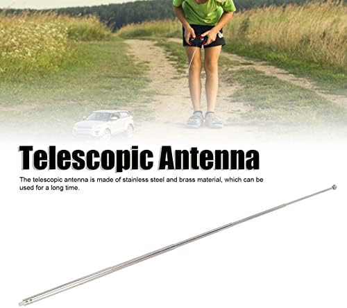 Telescopic Radio Antenna, M3 Male Thread 5 Sections Telescopic Aerial Telescopic Antenna for TV Radio Electric Toy Remote Control Lamp VCD