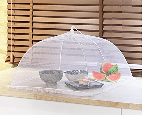Mesh Food Covers For Outside,3 Extra Large 40"X24" Jumbo Pop-Up Mesh Food Tent Umbrella Food Cover For Outside Bbq Camping Party Picnic Accessories Keep Out Fly Bug Mosquito #TOP5