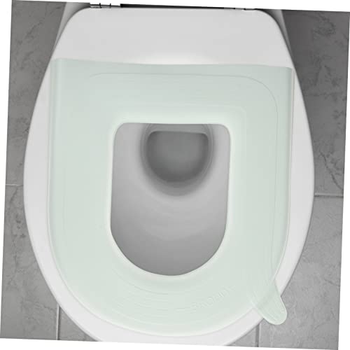 YARNOW Toilettendeckel Komfortsitzkissen Toilettensitzkissen Winteraufkleber Gepolsterter Toilettensitzbezug Verdicken Toilettensitzbezug Toilettensitzbezug Bequem Toilettensitzauflage – Bild 5
