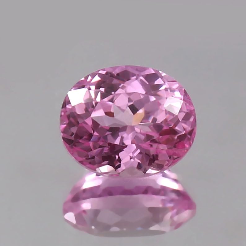 Saphir rose Ceylan 11x9.3mm pierre gemme à facettes en vrac pour bague