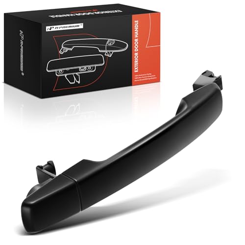 A-Premium Front Right or Rear Left or Rear Right Exterior Door Handle Compatible with Nissan Altima 2007-2013, Sentra 2007-2012, Primed Black, Replace# 82606JA59A
