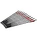 Carbon Crossbow Bolts 20 Inch Hunting Archery Arrows with 4