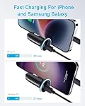 Anker 323 USB-C Car Charger Adapter, 52.5W Cigarette Lighter Charger with 30W PowerIQ 3.0 Fast Charging for iPhone 15/15 Pro Max, 14/13/12 Series, Galaxy S23/22, Pixel