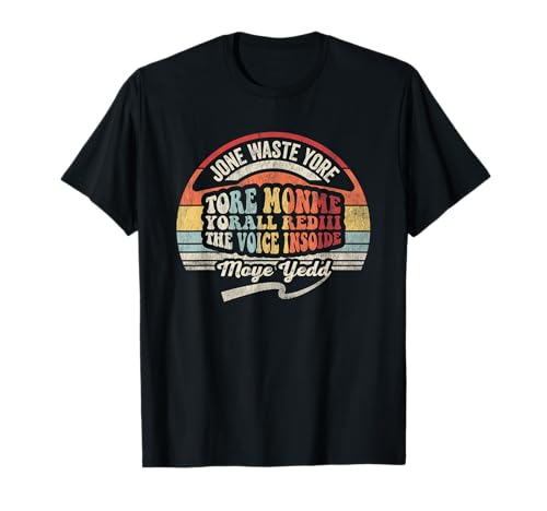 Funny Misheard Song Lyrics Voice Inside My Head Meme Graphic T-Shirt
