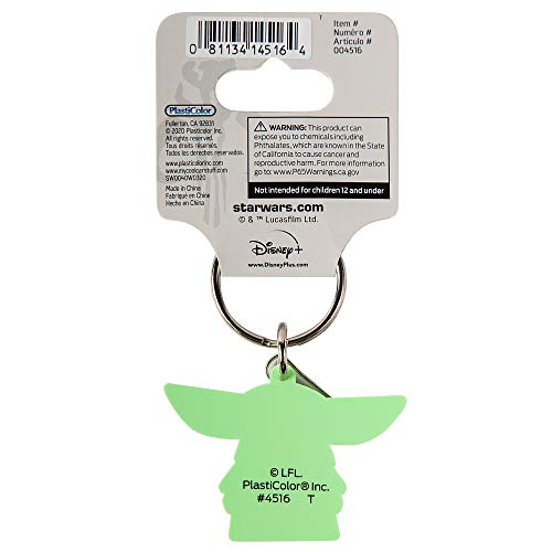 Plasticolor Star Wars The Mandalorian Baby Yoda The Child Chibi Keychain Green #TOP11