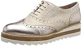 Echtes Leder Tamaris Damen 1-1-23717-22 192 Sneaker, Weiß (Champagne Met. 192), 37 EU