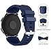 Dirrelo Strap Compatible with Samsung Galaxy Watch 3 45mm/Galaxy Watch 46mm/Huawei GT 2 46mm, 22mm Soft Silicone Sport Wrist Bands Replacement for Samsung Gear S3 Frontier for Men Women, Dark Blue