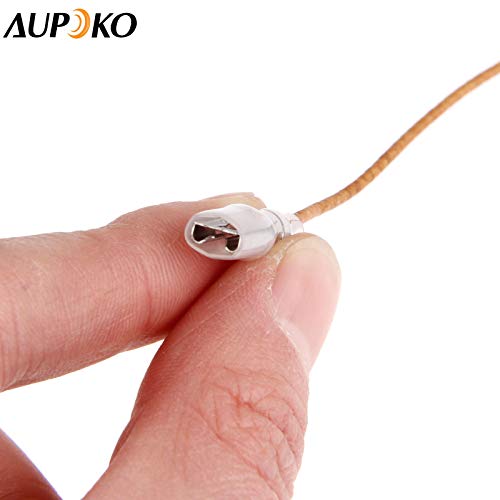 Aupoko Universal Thermocouple Patio Heater Parts, 350 mm Outdoor Heater Replacement Parts M8 x 1 End Connection Nuts Thermocouple 0.4 Meters Length M6 x 0.75 Head Thread 4.8 mm/ 0.19'' Flat Terminal - Thumbnail 7