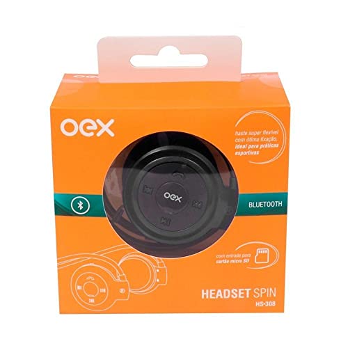 HS308 Headset Spin: Conexão Bluetooth (versão 2.1 + EDR Classe II), Alcance Máximo de até 10 m, com
