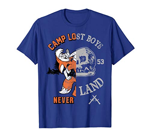 T-shirt Peter Pan Disney homme vintage Neverland Lost Boys taille L