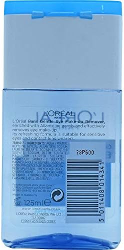 L'Oreal Paris Sensitive Eyes Gentle Make-Up Remover for Women, 4.22 Ounce