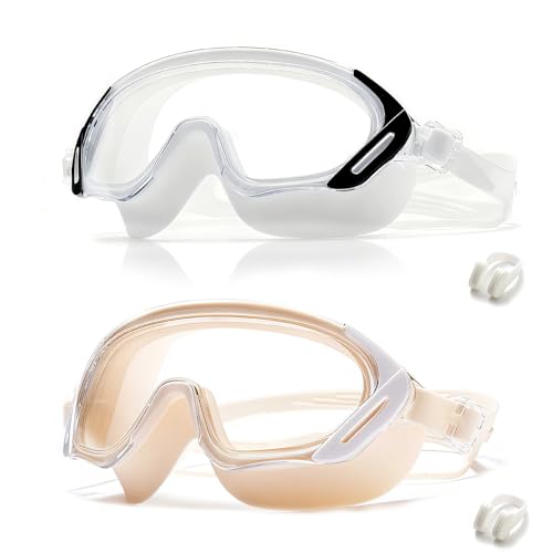 Image of Swim Goggles, Wide Angle Anti-fog and UV Leak Proof Goggles,Swimming Goggles for Adult Youth