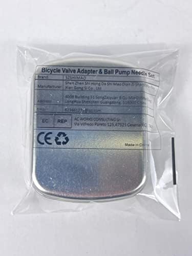 SZSHIMAO Adapter zaworu rowerowego konwerter adaptera zaworu rowerowego (DV/AV/SV) dysza kulowa do pompy kulowej zestaw igieł do sprężarki rowerowej pompy podłogowej pompy powietrza, pompa kulowa, 10 szt