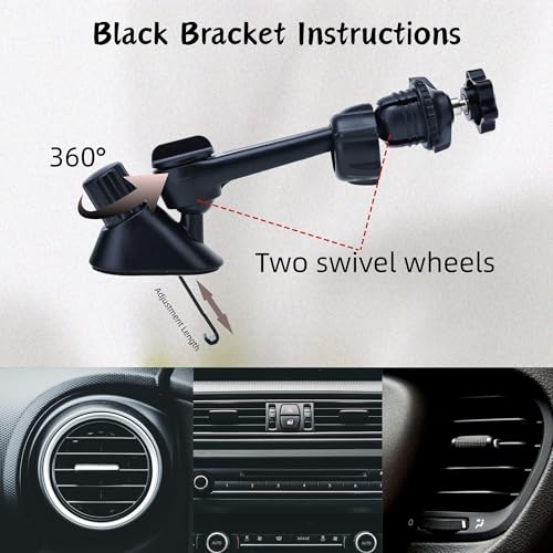 Mini cymbale de voiture avec support de grille d'aération et baguette miniature - 4