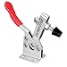POWERTEC 20302 Horizontal Quick-Release Toggle Clamp, 300 lbs Capacity, 201B