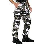 Rothco BDU Pant City Camo, L Size