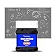 7 Artists Tafelfarbe Schwarz 230 ml Tafellack Ungiftig auf Wasserbasis | Schwarze Farbe für Wand Metall Glas | Tafelfarbe Outdoor & Wand Farbe Innen für Kreideschreiben und Zeichnen