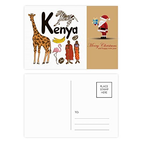 Cartes postales du Kenya imprimées sur papier cartonné rigide