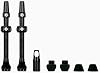 Muc Off 1051 Black Tubeless Presta Valves, 44mm - Premium No Leak Bicycle Valves with Integrated Valve Core Removal Tool