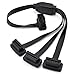 iKKEGOL OBD2 OBDII 1 to 3 Ultra Low Profile 16 Pin Male to Female Y Splitter Cord Diagnostic Extension Cable 50cm / 20"