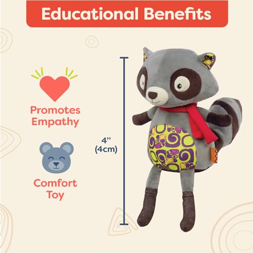 Animaux en Peluche Interactive Raton Laveur Parlant Éveil 10 Mois