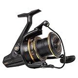 PENN RIVal Moulinet Spinning Long Cast, pour la Pêche en Mer en Surcasting, Pêche du Bord, Long lancer, depuis la Plage, Poisson Plat, Bar, Maquereau, Gold, 7000
