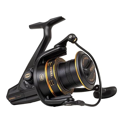 PENN Rival Longcast Fishing Reel - Lightweight Long Distance Casting Reel for Sea, Saltwater, Surf, Rock and Beach Fishing