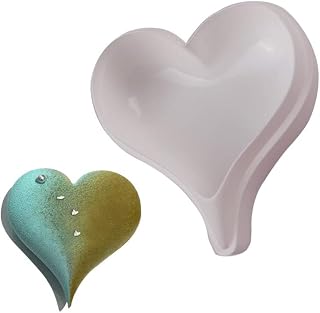 Pointed Heart Mousse Cake Silicone Mold DIY 3D Cake Candle Cuffins Jelly Ice Tube Tray Baking Mould Glycerin Soap Bar Silicone Mold Pan