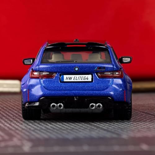 Image of Hot Wheels Elite 64 BMW M3 Touring Mattel Creations HNJ58 Collectiable 1:64 Scale Die-Cast Car (Blue)