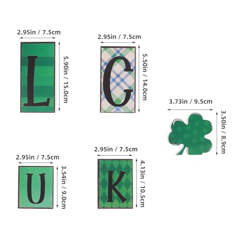 Decoración rústica de madera para San Patricio: centros de mesa y repisas 3