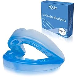 ZQuiet, Anti-Snoring Mouthpiece, Comfort Size #1, Single Refill, Blue, Made in USA, BPA-Free, Medical-Grade Material