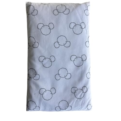 Saco térmico de semillas para microondas o congelador - 28x17cm- Bolsa o saco calor y frío - cojín cervical, lumbar, corporal - Olor natural - Saquito (Blanco) - Arroz