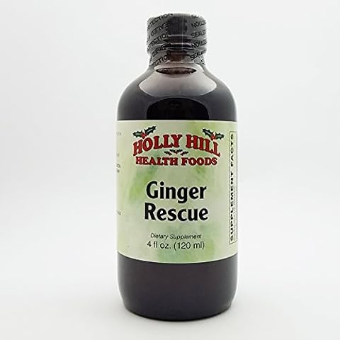 Holly Hill Health Foods, Ginger Rescue Syrup, 4 Ounces Cover