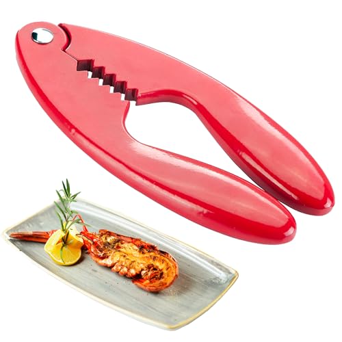 Avilia Pinza per Crostacei in Metallo Resistente – Apertura Facile per Aragoste e Granchi, Robusta e Lavabile in Lavastoviglie, 23x10x1.5cm