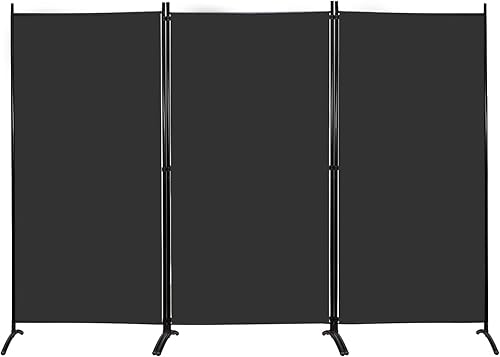 Miniatura 2 de Divisores de habitación de 3 paneles plegables de privacidad de 6 pies, separadores de pared de oficina portátiles para separador de habitaciones,