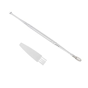 Portable Stainless Steel Earwax Remover Spiral Ear Cleaner Tool for Daily Use and Outdoor Ear Care