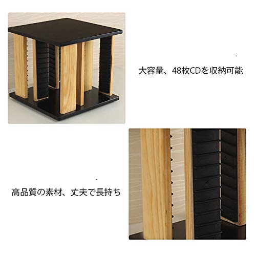 Amazon.co.jp: Umora Blu-ray/DVD/CD収納ケース CDラック 回転