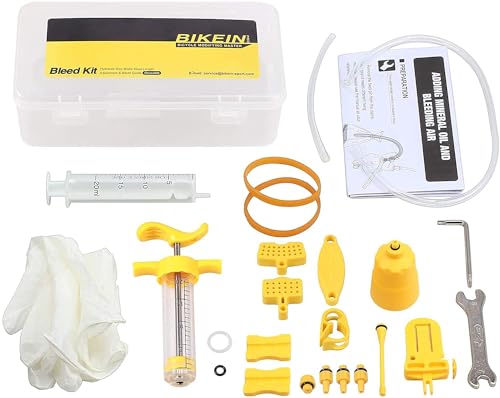 AMTOVL Bicycle Brake Bleed Kit for EZ Shimano Tektro Magura Professional Hydraulic Disc Brake Bleed Kit Tool Set Bicycle Hydraulic Disc Kit