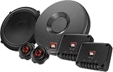 JBL Club 605CSQ 2-Vie impianto stereo Altoparlanti Auto Sistema - 285 Watt Component Casse, Sistema in fibra di carbonio 16 - 17 cm, tweeter a cupola di seta e crossover