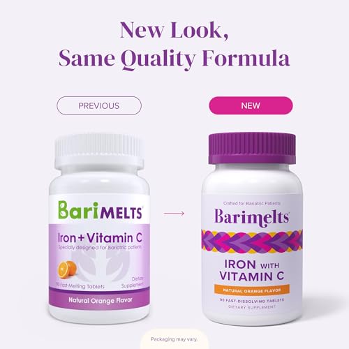 image for Barimelts Iron with Vitamin C, 90 Fast-Dissolving Tablets (1-Month Sup