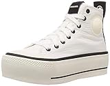 Plattform 4 cm Diesel Damen Fashion Sneaker, (Star White), 37.5 EU